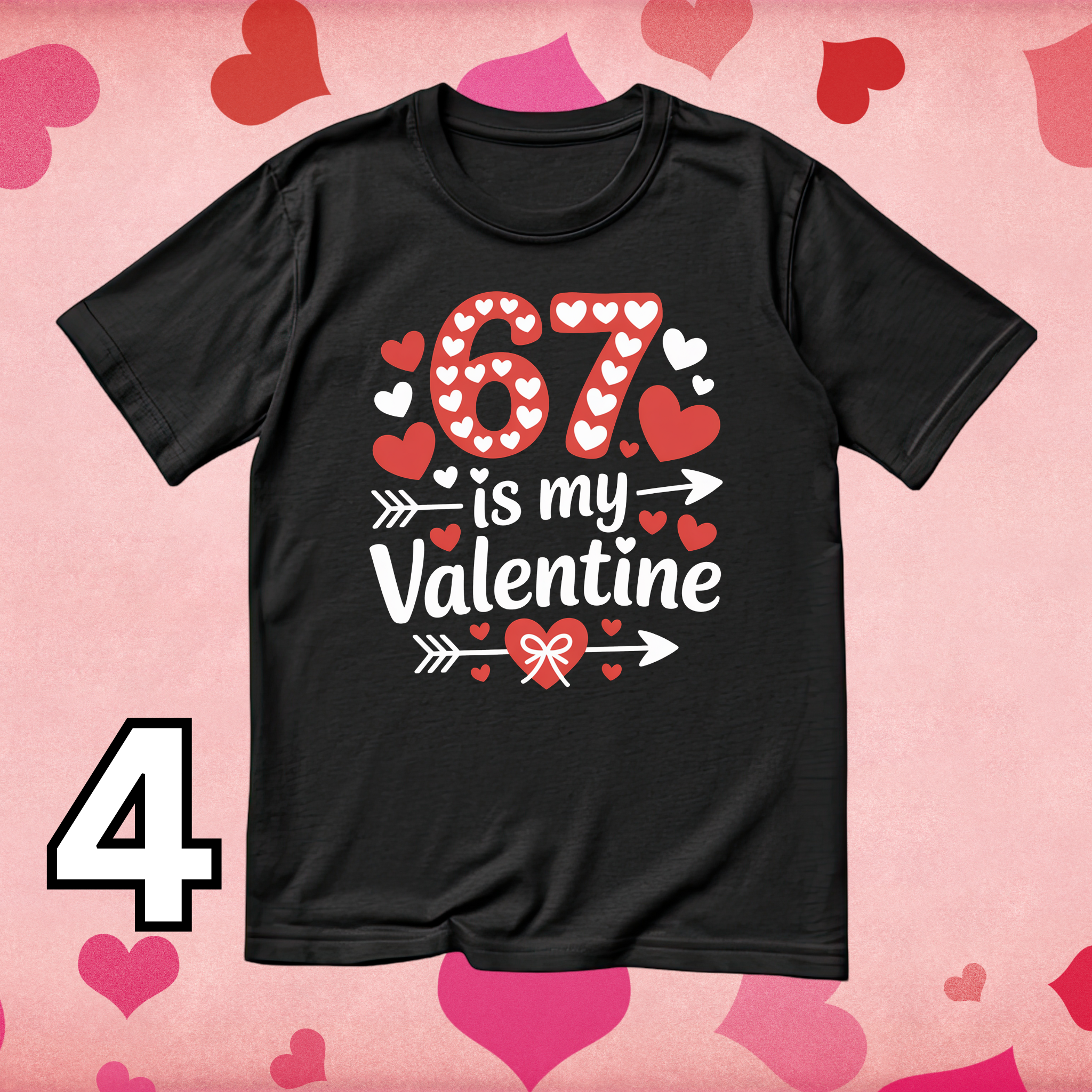 Kids 67 Valentine T-Shirts