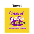 Ball High Alumni "88" Towel