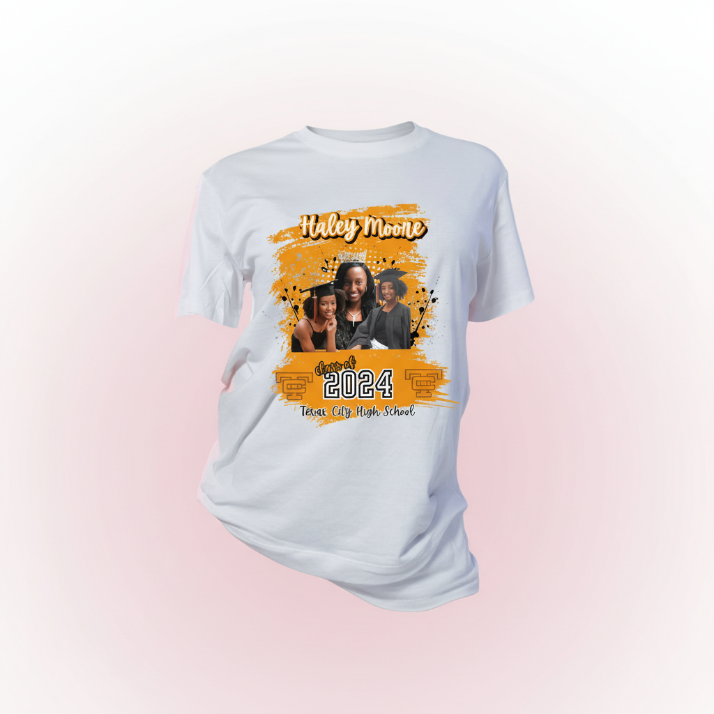 Customized Graduation Shirt Mockup