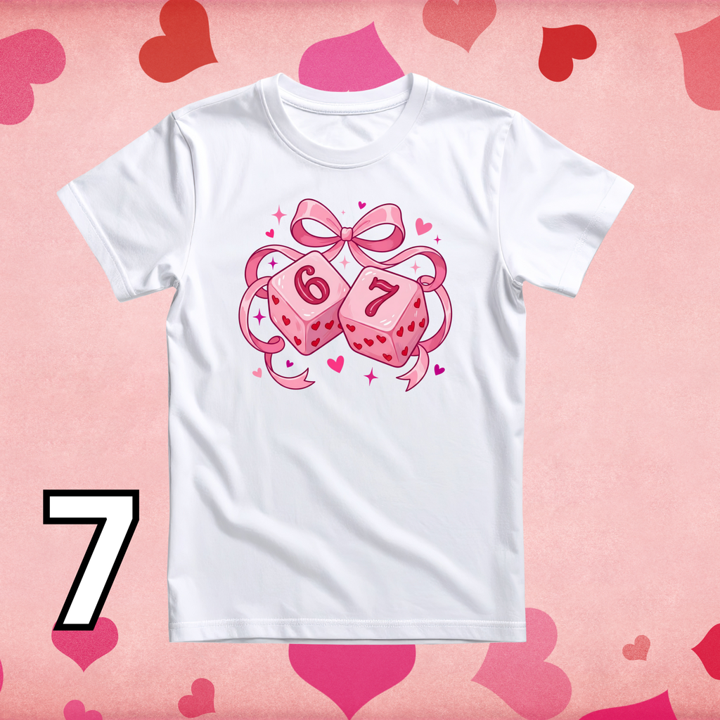 Kids 67 Valentine T-Shirts