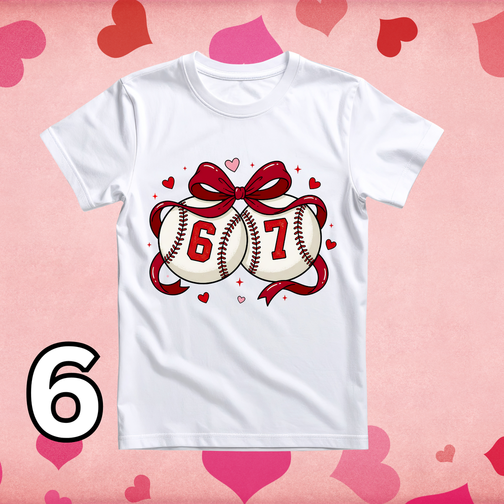 Kids 67 Valentine T-Shirts