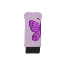 Cargar imagen en el visor de la galería, Car Shift Knob Cover &amp; Hand Brake Cover 3D Purple Butterfly
