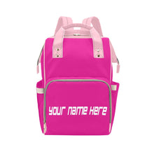 Cargar imagen en el visor de la galería, Pink Diaper Bag/ Backpack
