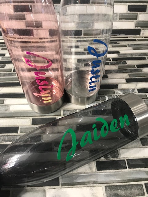 Personalized water bottle