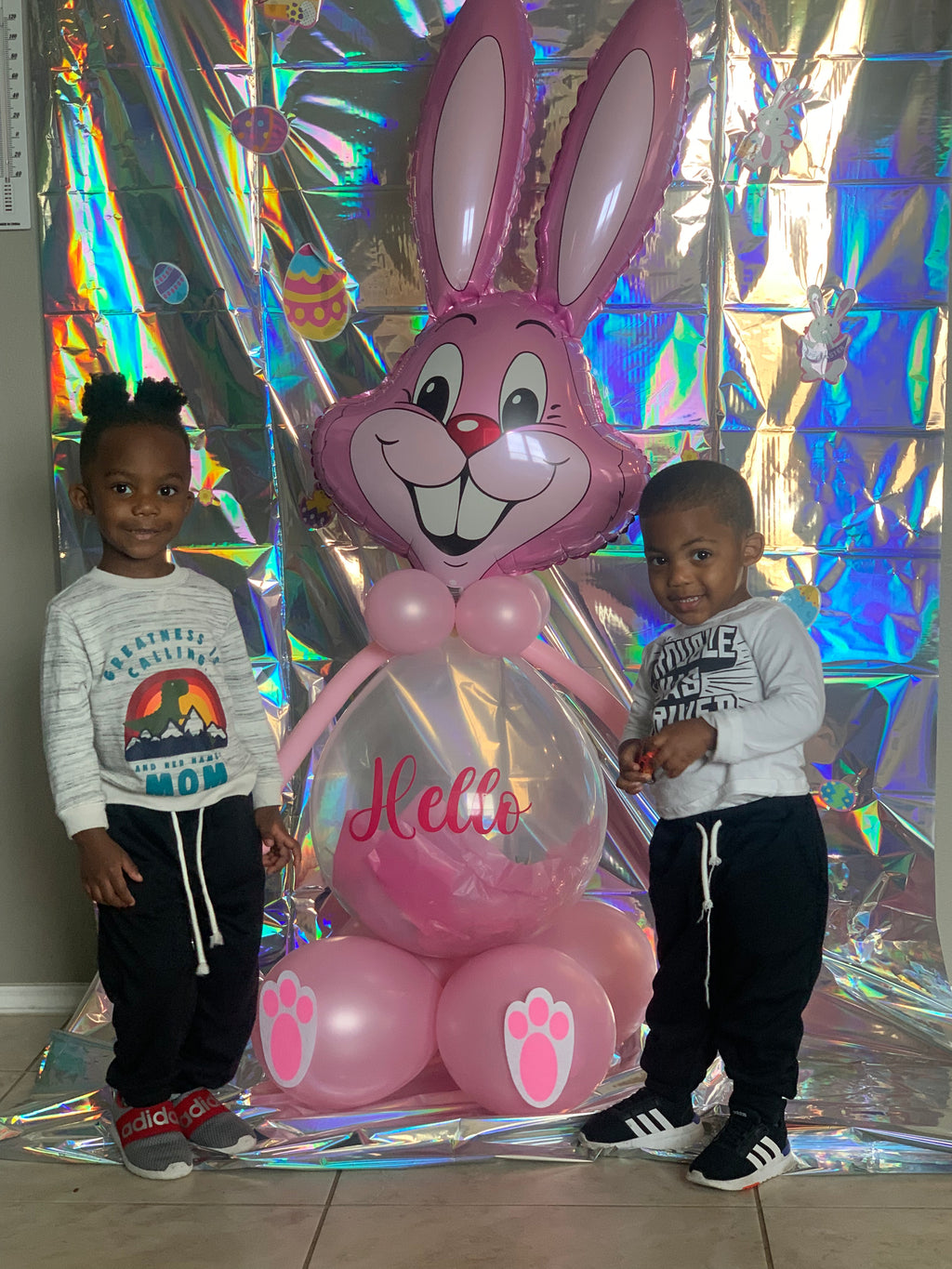 Giant/Big Head Stuffed Easter Bunny Baskets