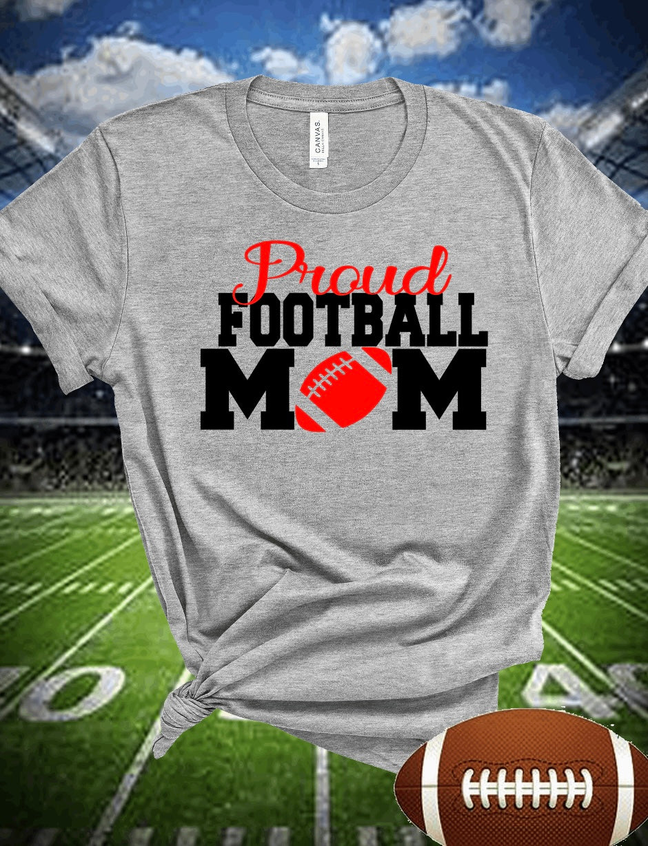 Proud football Mom shirt