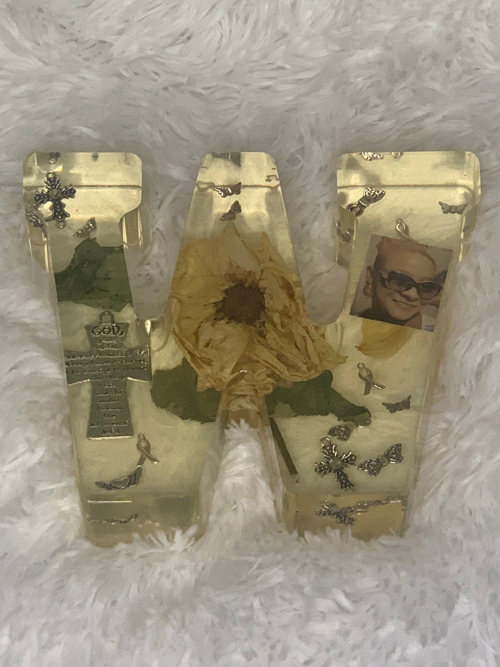 Memorial Epoxied Alphabet